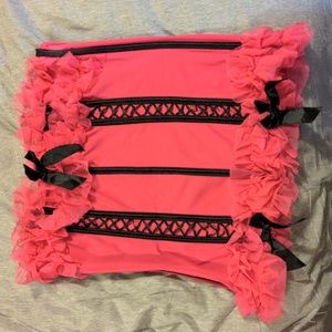 Pink & Black corset